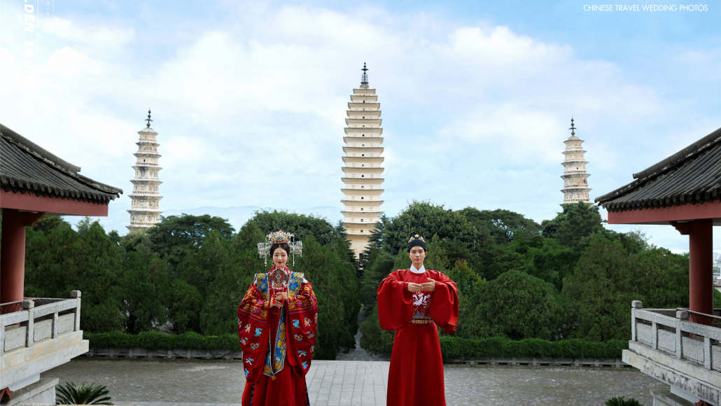 崇圣三塔——三塔远景